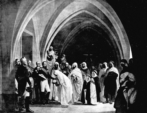 Tissier, Napoléon III rend sa liberté à Abd-el-Kader, le 16 octobre 1852