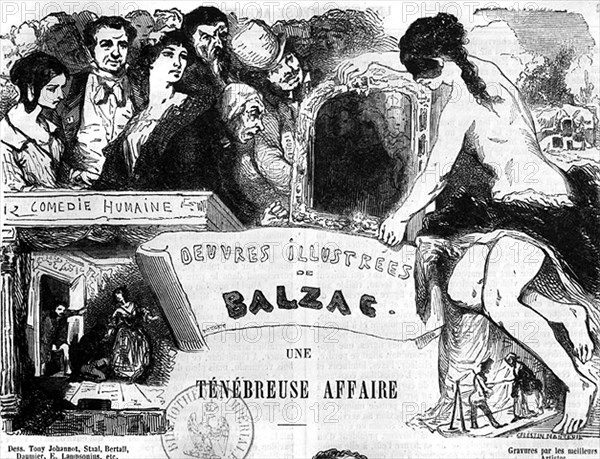 Frontispice des œuvres de Balzac