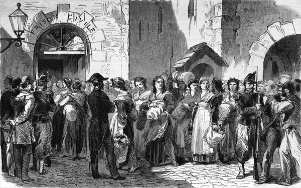 Prisoners leaving for the colonies.