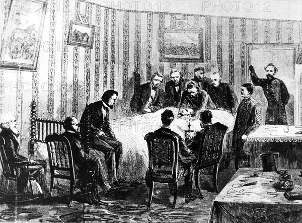 Death of Abraham Lincoln, April 15, 1865