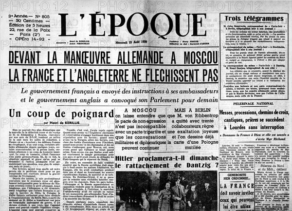 L'Epoque. Manœuvre allemande à Moscou