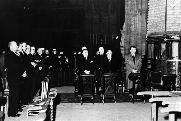 Ceremony to pray for Victory.  May 19, 1940