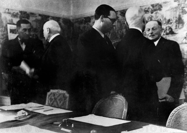 The Council of Ministers in Vichy.  July 1941