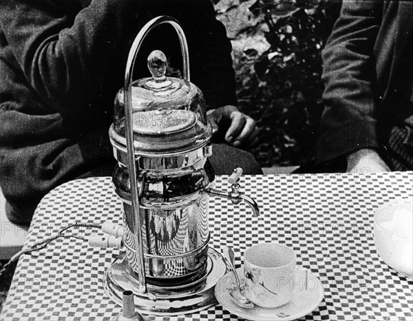 The electric coffeemaker.  1925