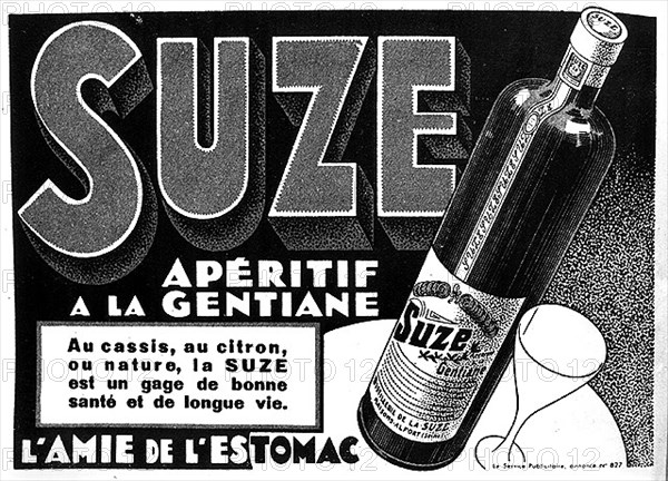 Publicité pour la Suze