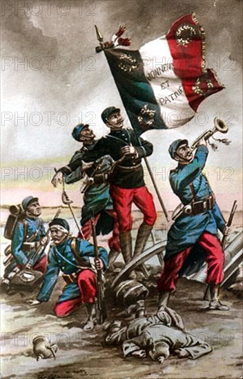 Guerre 1914 : le drapeau.