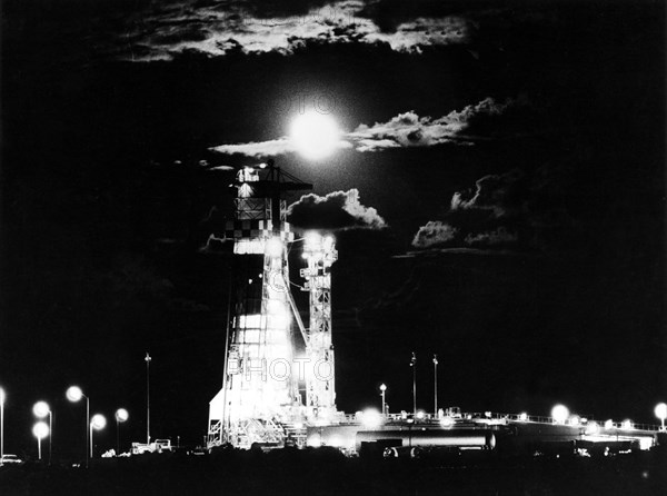 Cap Canaveral. Site de lancement pour les fusées Saturne.