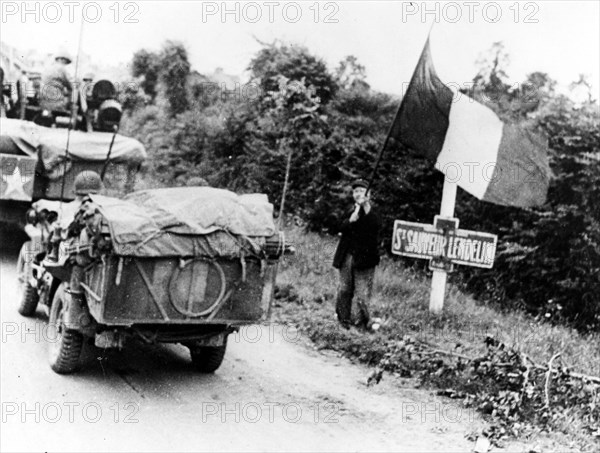 Release.  An old man accomodates the American liberators