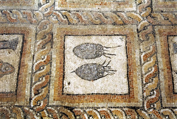 Maison romaine (Montcaret), Caldarium, détail