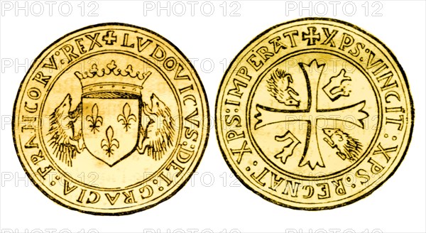 Gold guilder from the reign of Louis VI