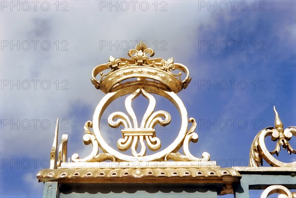 Versailles, the Petit Trianon, detail of the gate