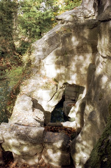 Versailles, the "Snail Rock" at the Belvedere pavilion