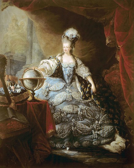 Gautier-Dagoty, 'Marie-Antoinette, reine de France'