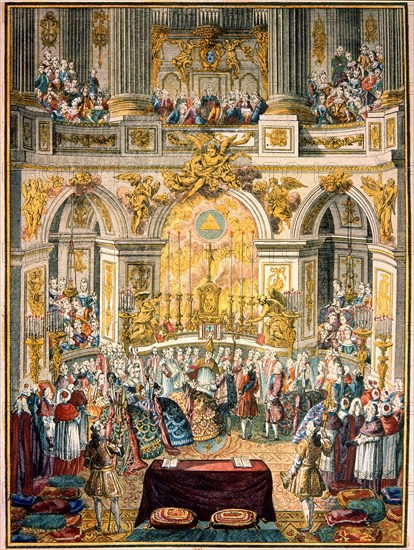 Mariage de Louis XVI et de l'Archiduchesse Marie-Antoinette.