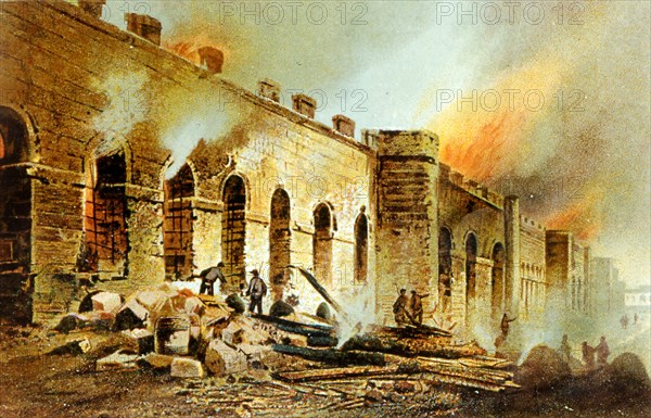 Incendie des monuments publics pendant la Commune