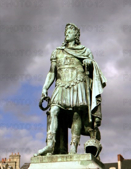 Statue of Louis XIV in Caen, France