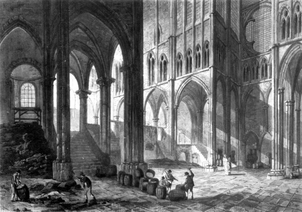 La basilique Saint-Denis à l'époque révolutionnaire