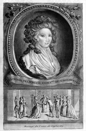 Portrait de la comtesse de Cagliostro