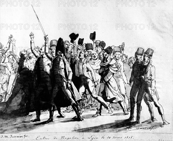 Manifestations populaires pour le  retour de l'île d'Elbe de Napoléon 1er