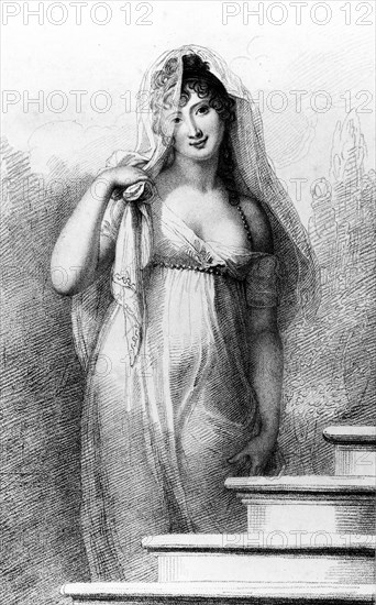 Madame Récamier, célèbre femme d'esprit