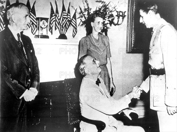 Visite de de Gaulle à Roosevelt