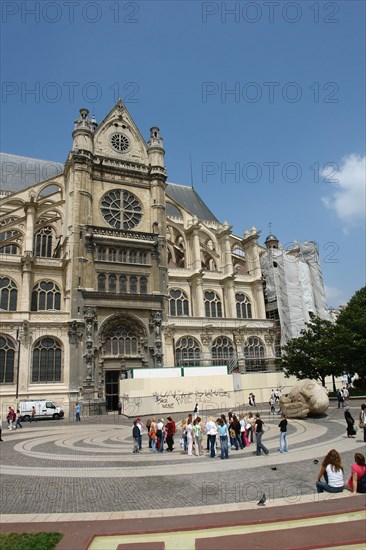 The Church of Saint-Eustache