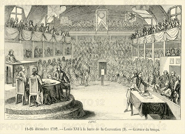 Louis XVI at the bar of the Convention.