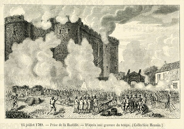 The Storming of the Bastille on July 14, 1789