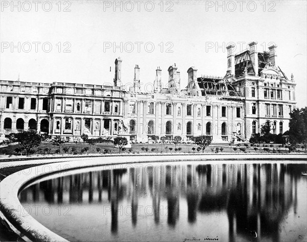 La Commune (Paris, 1871). Les Tuileries.