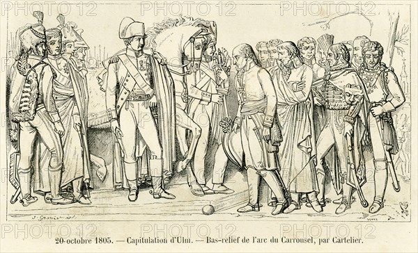 Bas-relief de l'arc du Carrousel, par Cartelier.