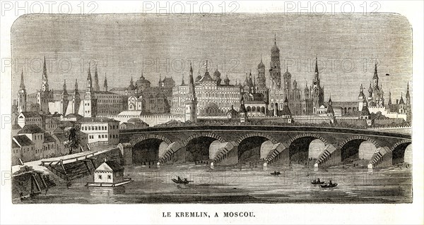 Russie. Le Kremlin, à Moscou (1864).