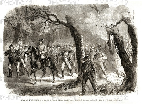 1864. Guerre de Sécession.