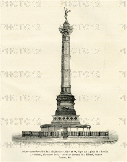 Colonne de la place de la Bastille.