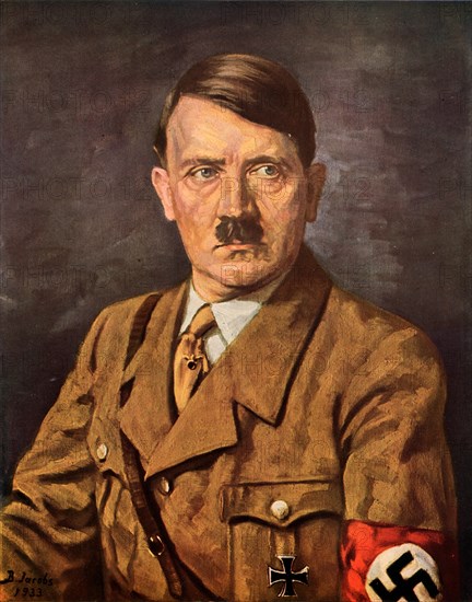 Anonyme, Portrait d'Adolf Hitler