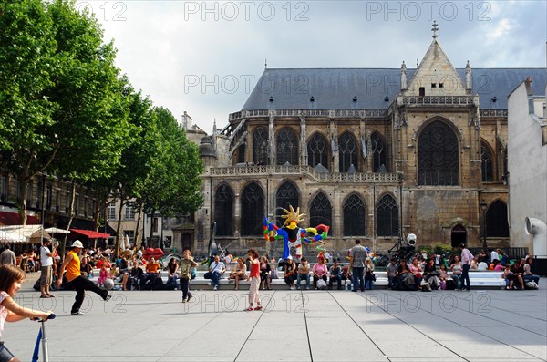 Paris - Beaubourg - The Pompidou Centre.