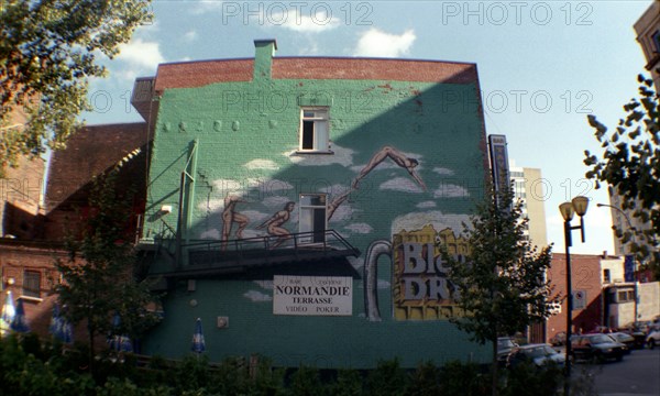 Montréal - Québec. Art populaire. Peintures de rue.