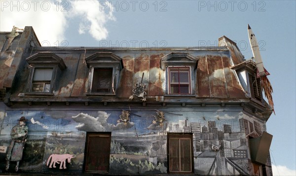 Montréal - Québec. Art populaire. Peintures de rue.