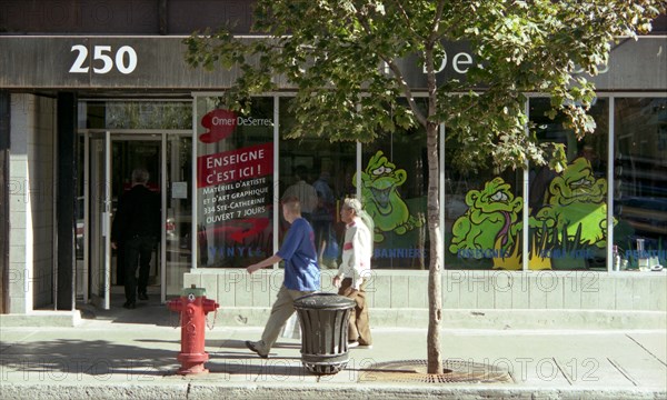 Montréal - Québec. Art populaire. Peintures de rue.