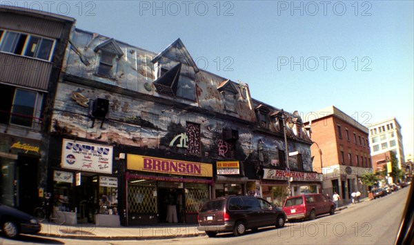 Montréal - Québec. Art populaire. Peintures de rue.