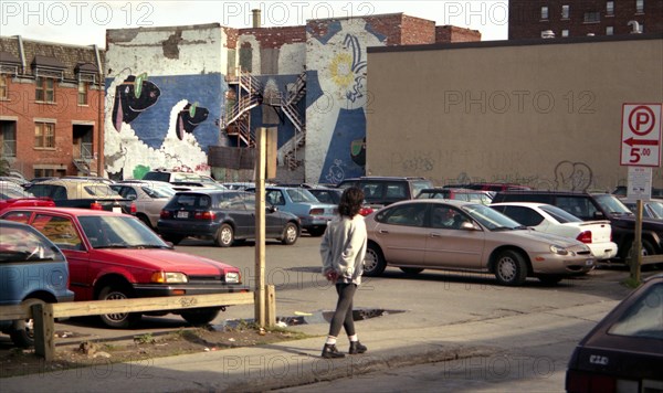 Montréal - Québec. Art populaire. Peintures de rue.