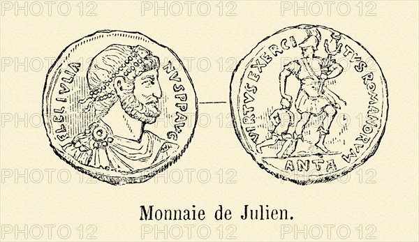 Monnaie frappée sous le règne de Julien