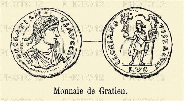 Monnaie frappée sous le règne de Gratien