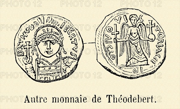 Monnaie à l'effigie de Thibert Ier