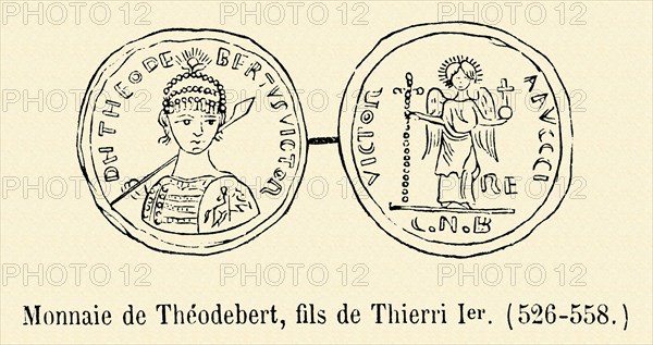 Monnaie à l'effigie de Thibert Ier