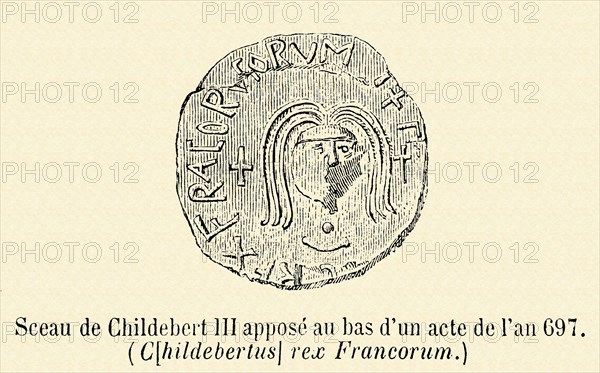 Sceau de Childebert III