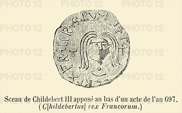 Seal of Childebert III