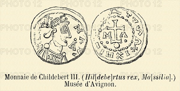 Money of Childebert III.