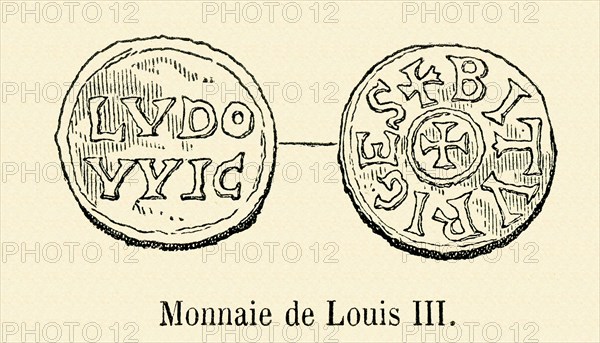 Monnaie de Louis III.