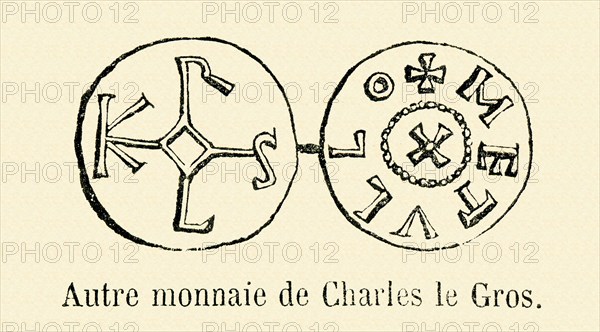 Coin of Charles the Fat.