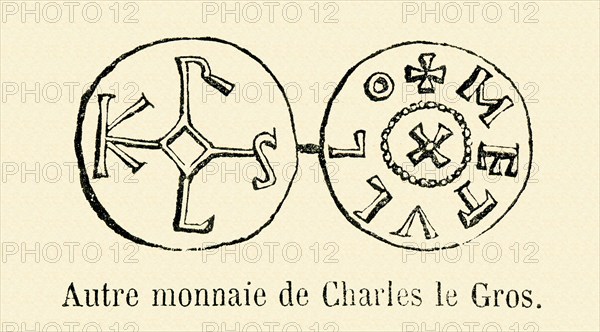 Monnaie de Charles le Gros.